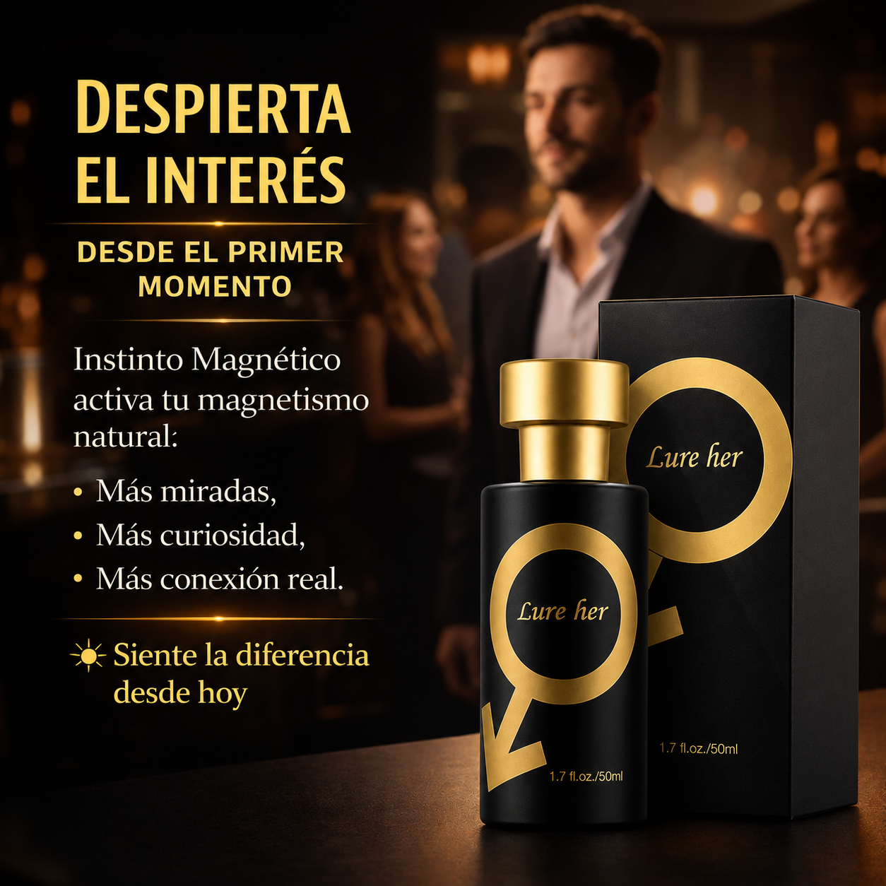 Lure Her - Activa tu atracción natural. Proyecta confianza real.