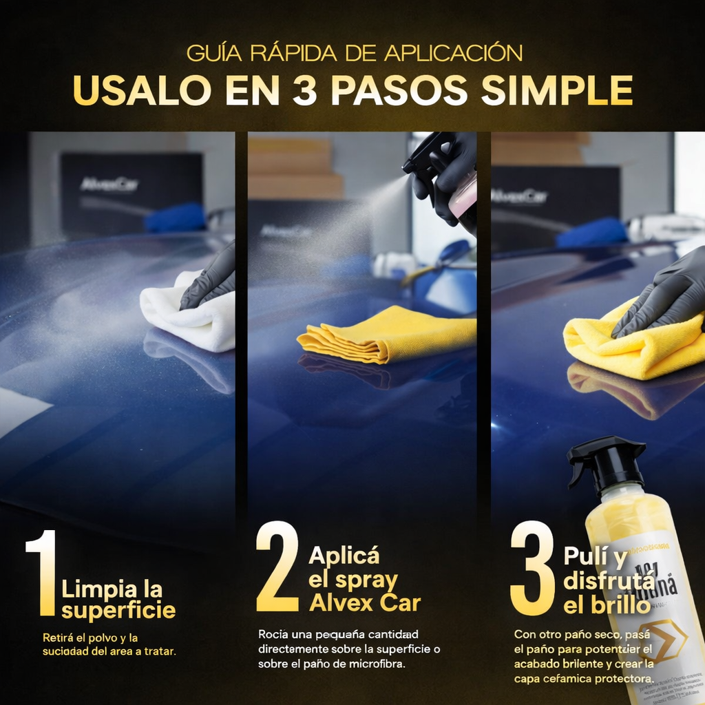 Cerámica definitiva | Spray de Recubrimiento Cerámico 3 EN 1 | 500 ML