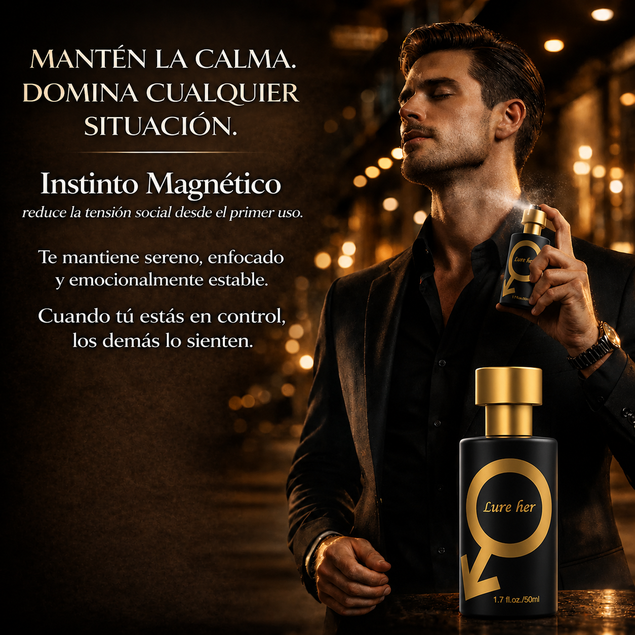 Lure Her - Activa tu atracción natural. Proyecta confianza real.