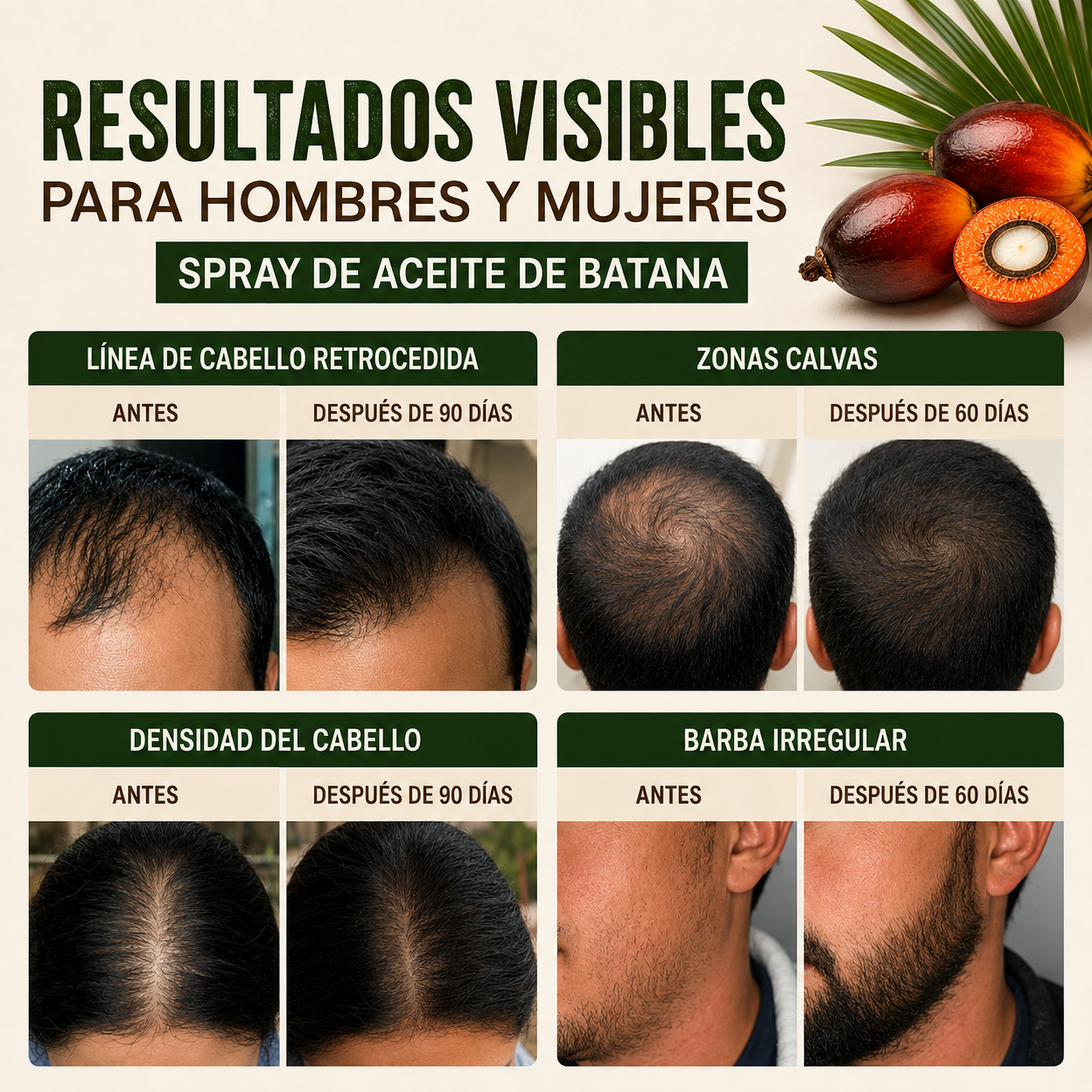 Aceite de Batana en Spray – Nutrición Intensiva para un Cabello Más Fuerte, Suave y Brillante