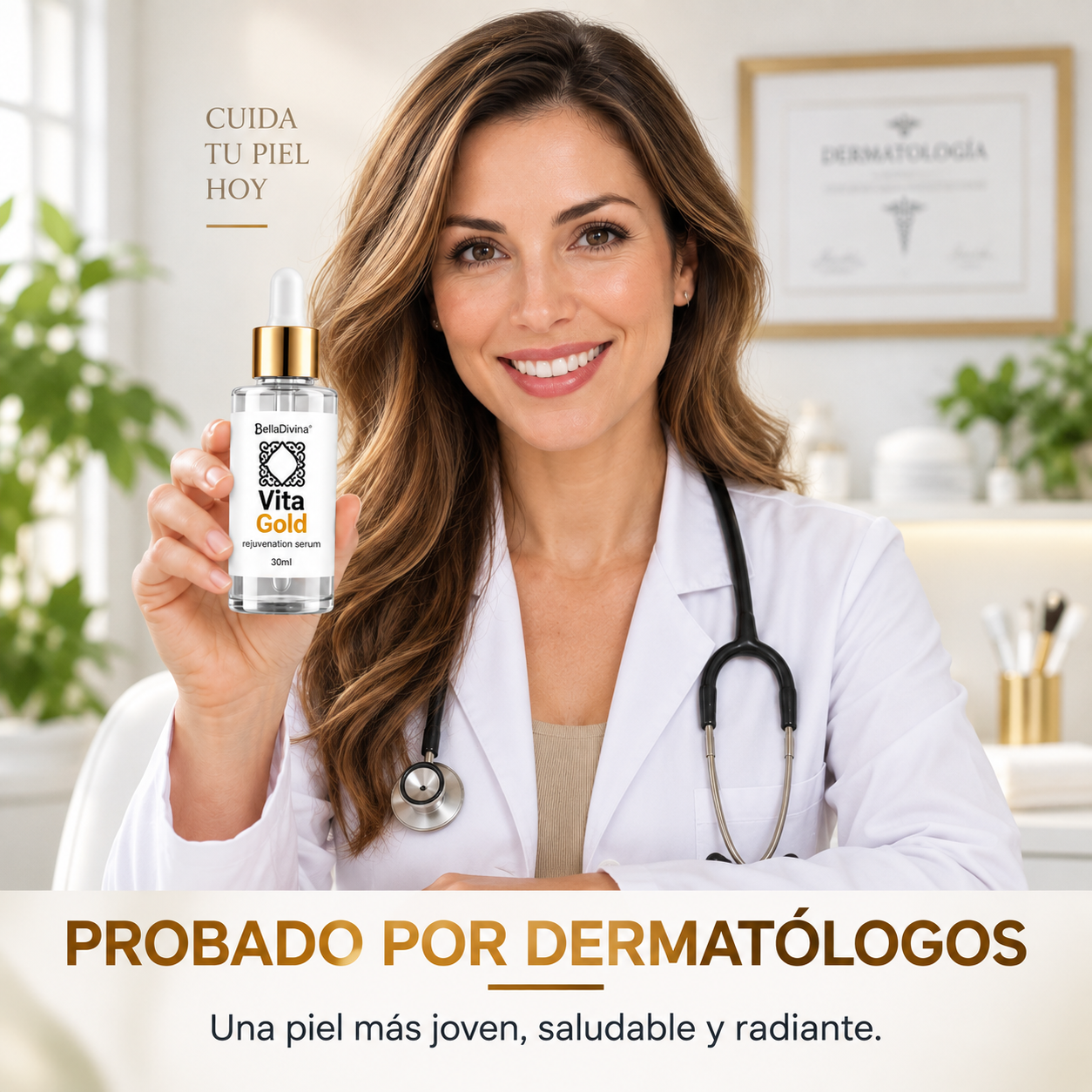 VitaGold — Piel Más Firme, Suave y Radiante en Solo 5 Minutos al Día
