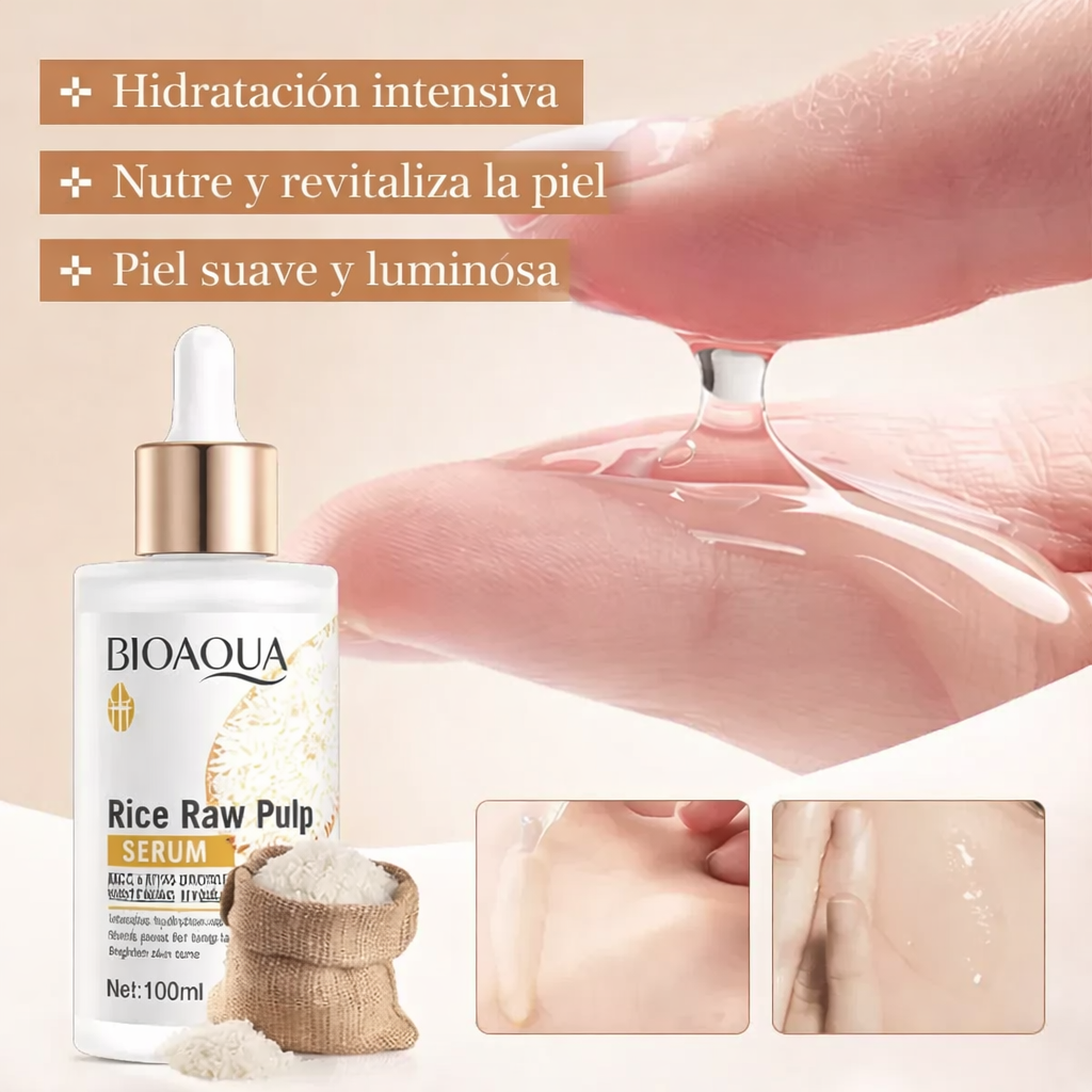 BIOAQUA Sérum Iluminador de Arroz