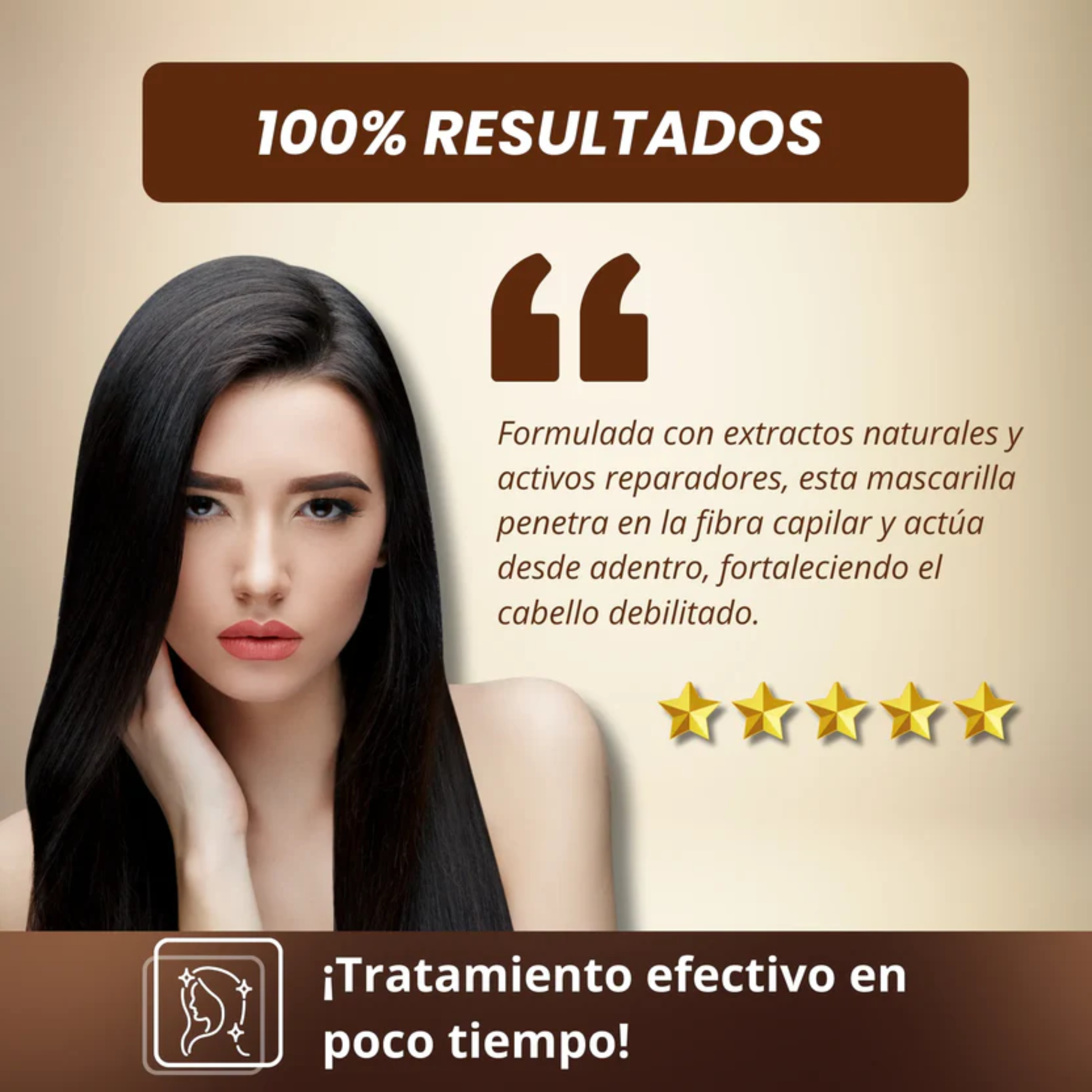 Karsell™ Mascarilla Capilar de Colágeno — “Cabello vivo, fuerte y brillante… en solo minutos.”