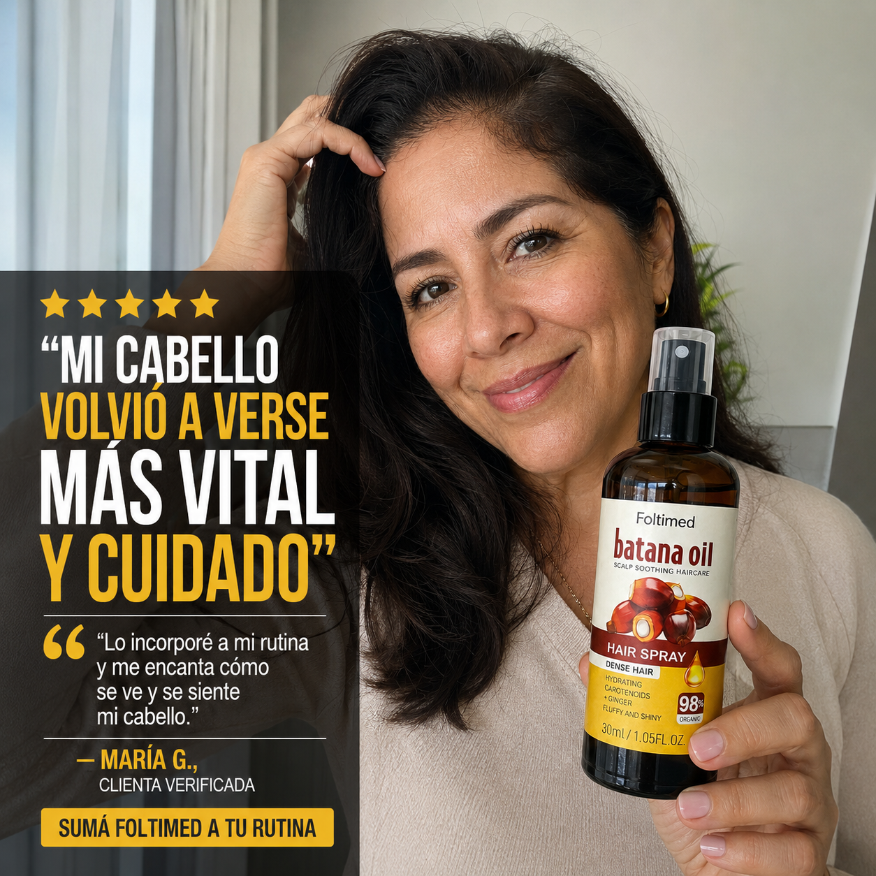 FOLTIMED - Revitalizá tu cabello, empezando por el cuidado que necesita