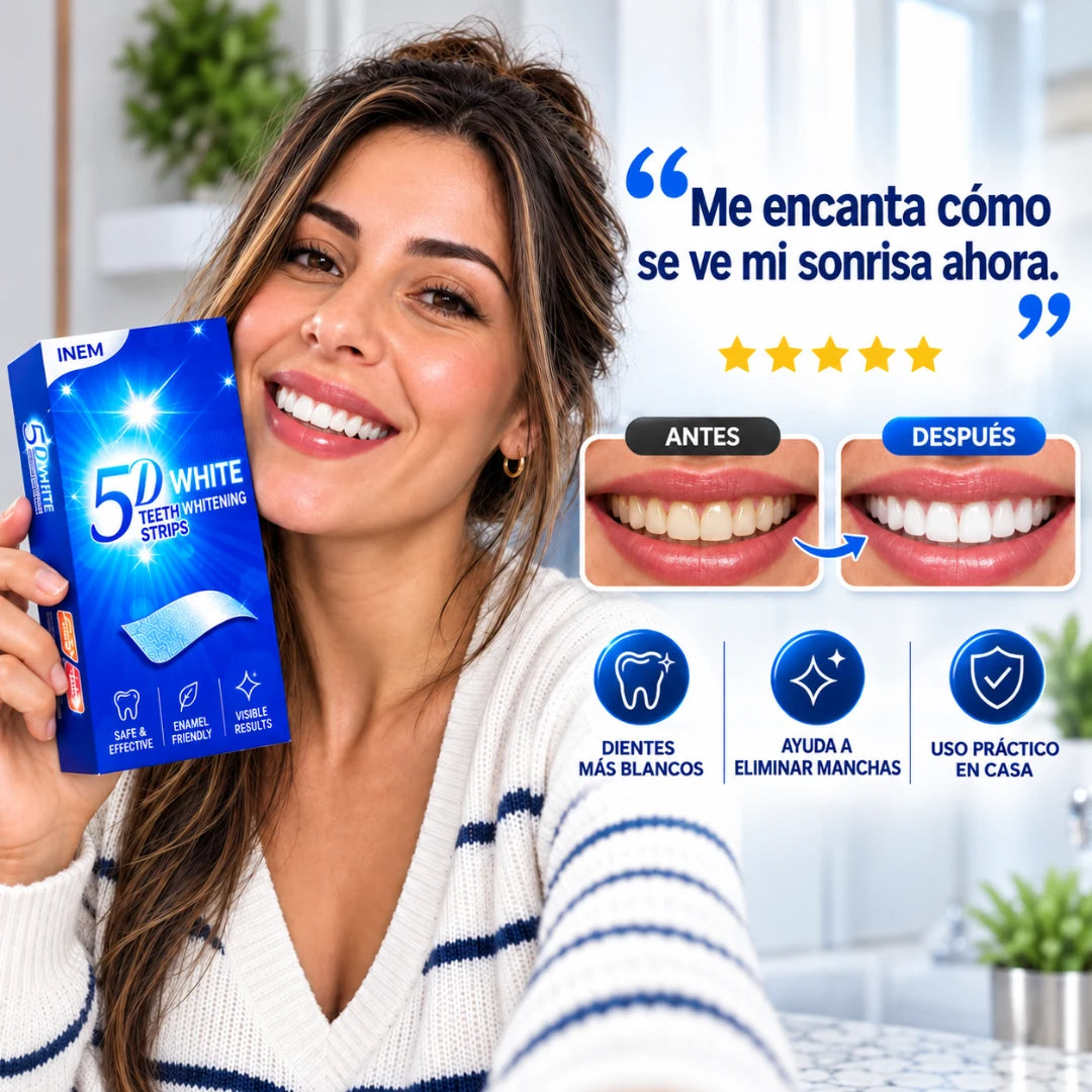 5D White Pro - Una sonrisa más blanca desde casa