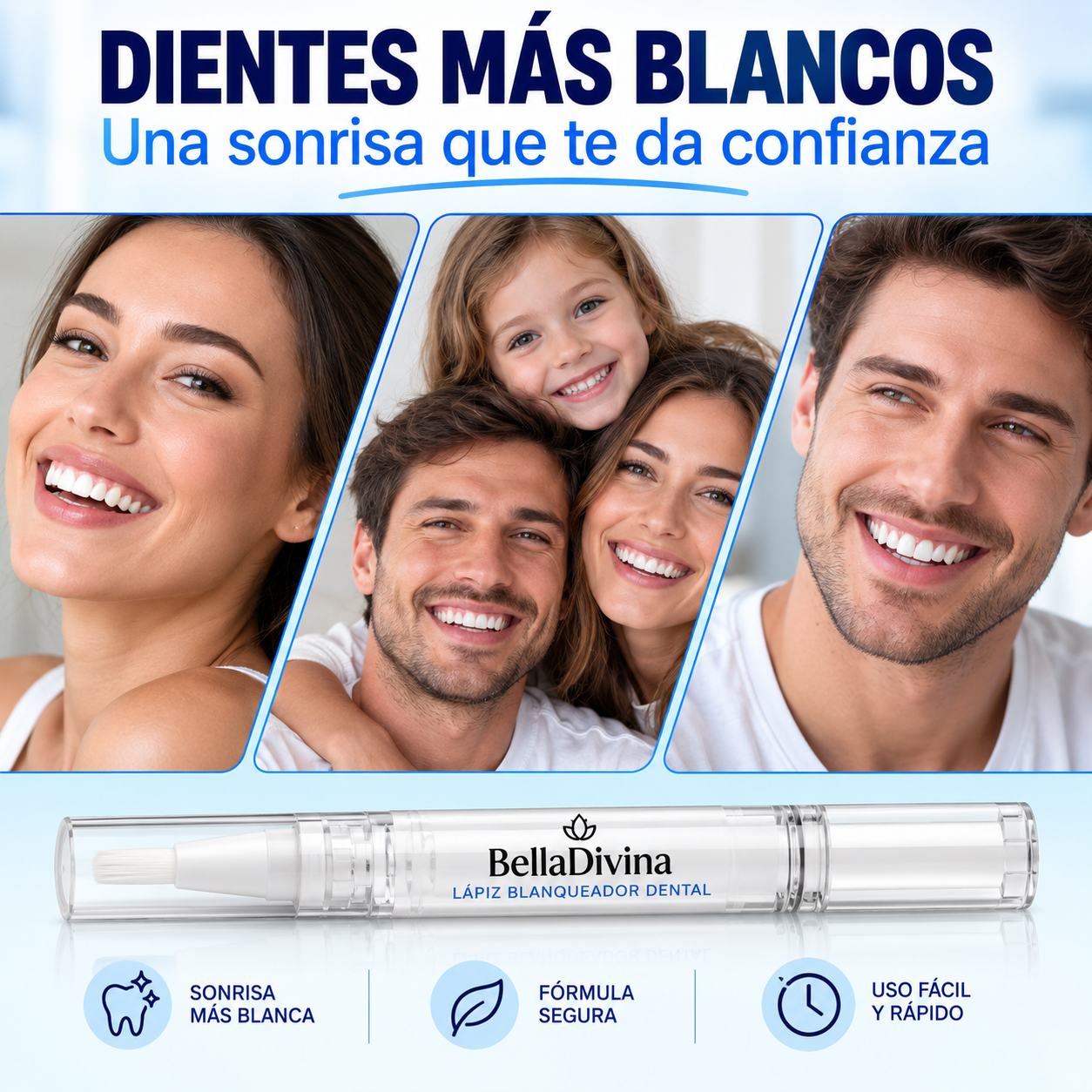 Lápiz Blanqueador Dental — Sonrisa Más Blanca, Confianza Que Se Nota